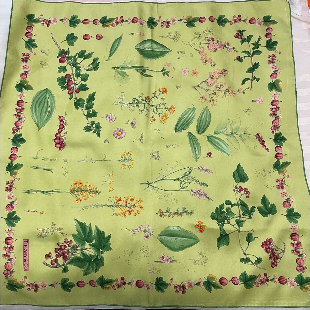 Vintage Tiffany& Co Silk Scarf